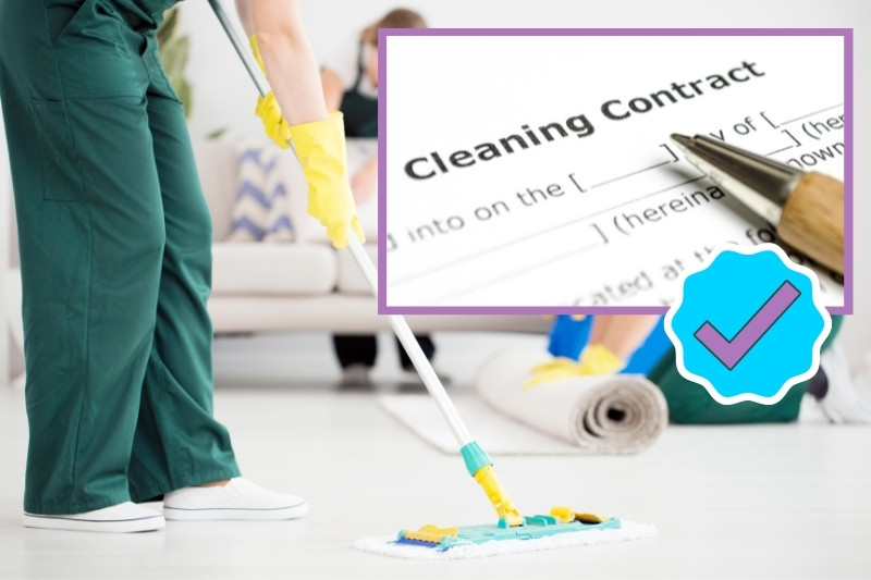 contract for hiring cleaner