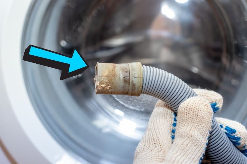 defective washing machine drain hose