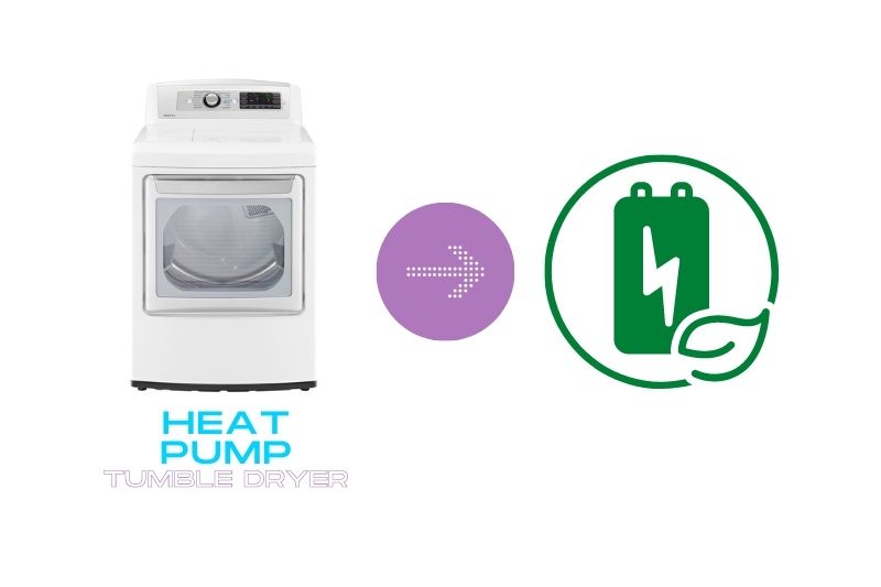 energy efficient heat pump tumble dryer