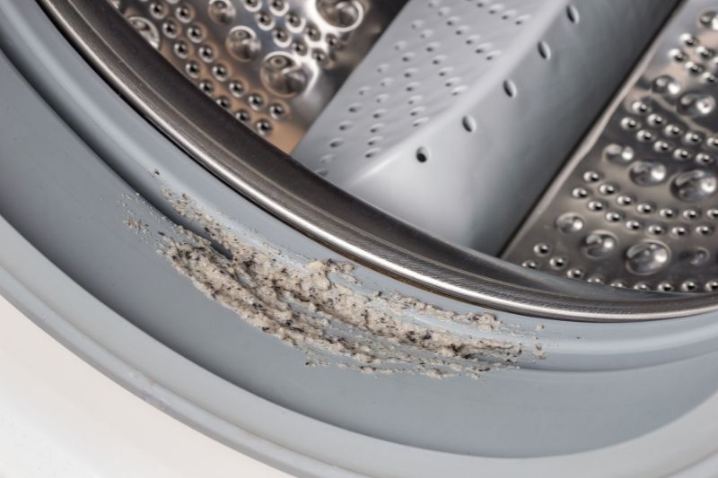 grey sludge in washing machine