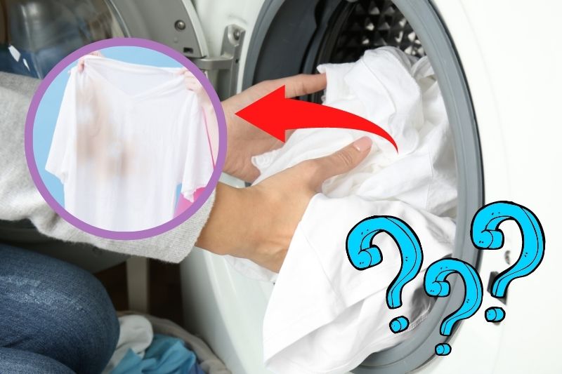 grey sludge on clothes from washing machine