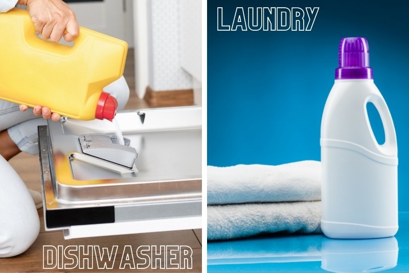 Dishwasher Detergent vs Laundry Detergent