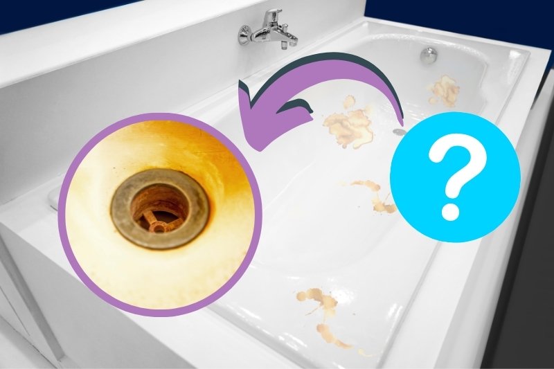 Remove Stains From An Acrylic Bathtub, How To Get Rid Of Dark Spots In Bathtub