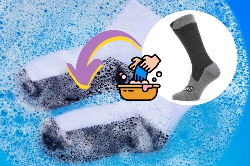 Wash Sealskinz socks by hand