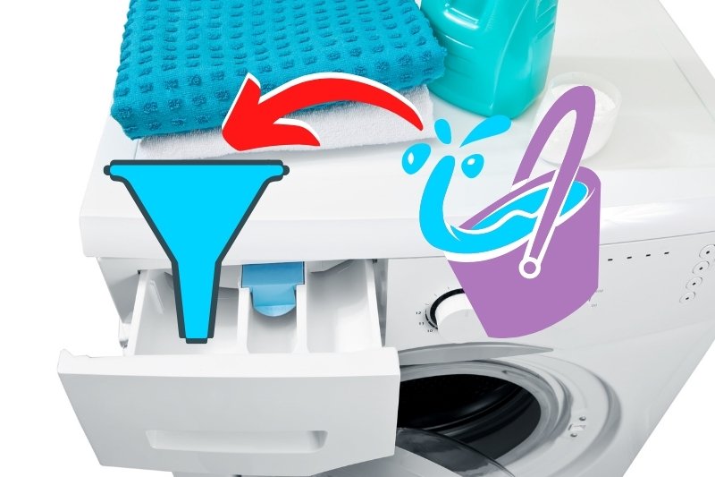 adding water to washing machine manually