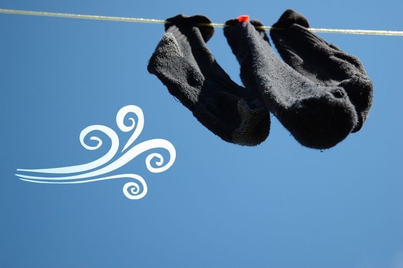 drying Sealskinz socks