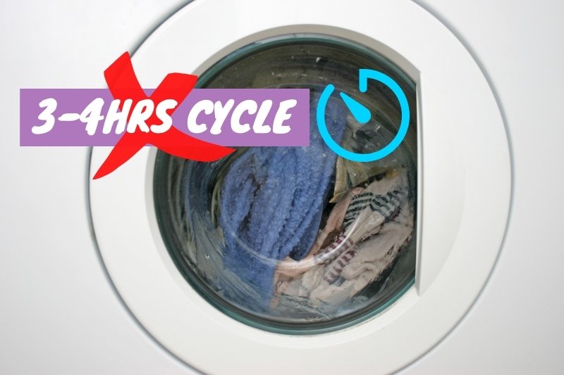3 to 4 hrs too long for wash cycle