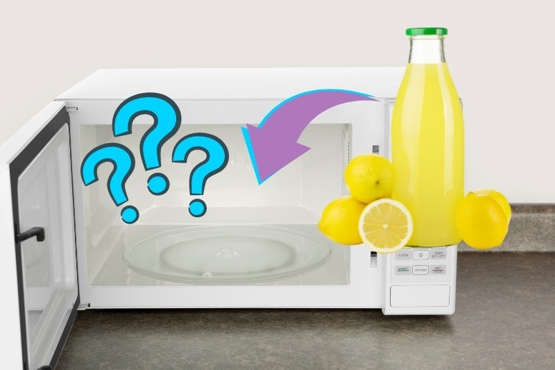 Can Lemon Juice in a Bottle Be Used for cleaning microwave