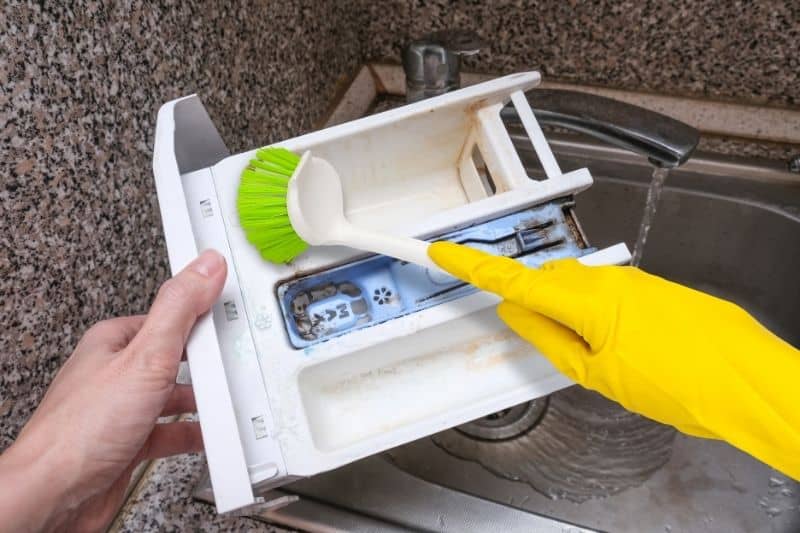 Easy cleaning hack to rid washing machine drawer from mould leaves it ' spotless' - Mirror Online