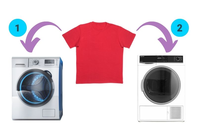 Use Washing Machine and Dryer to Shrink Polyester Clothes