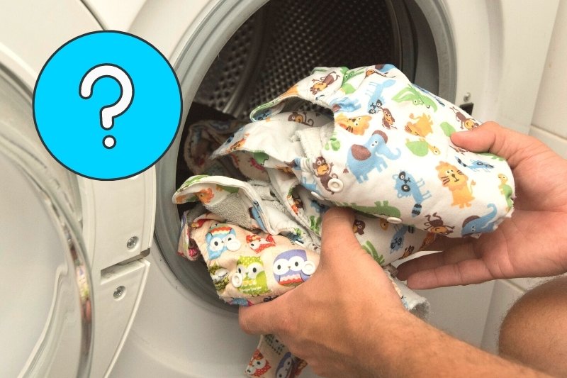 cloth nappy in washing machine