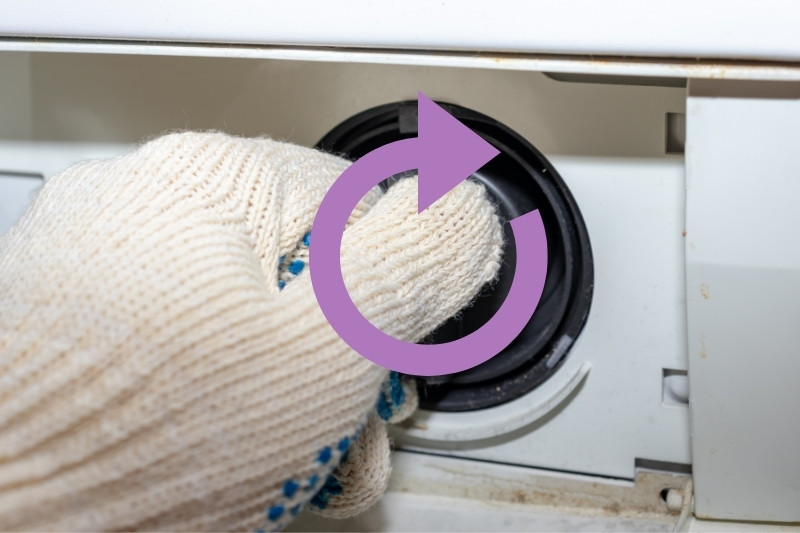 how to remove washing machine filter