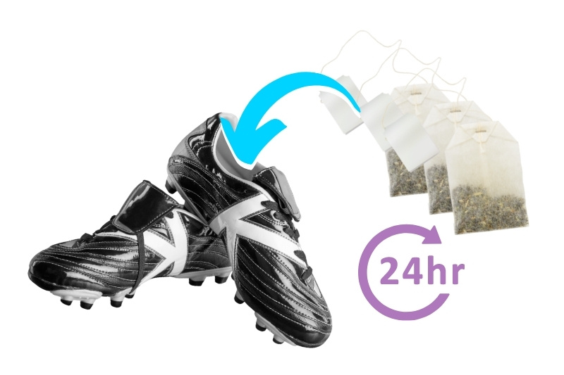 tea bags for smelly football boots