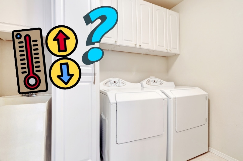 too hot or too cold laundry room