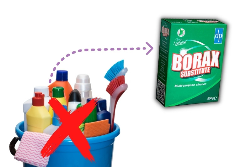 using borax substitute as Multi-Purpose Cleaner