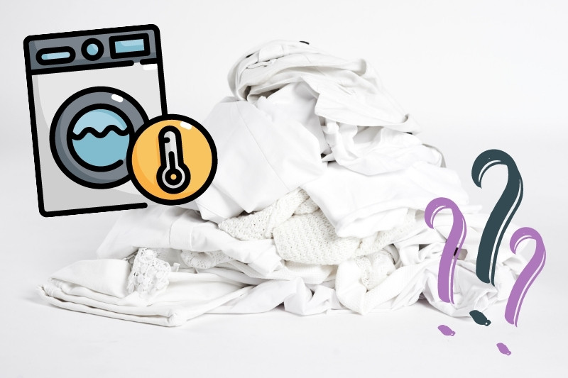 what temperature to wash white clothes