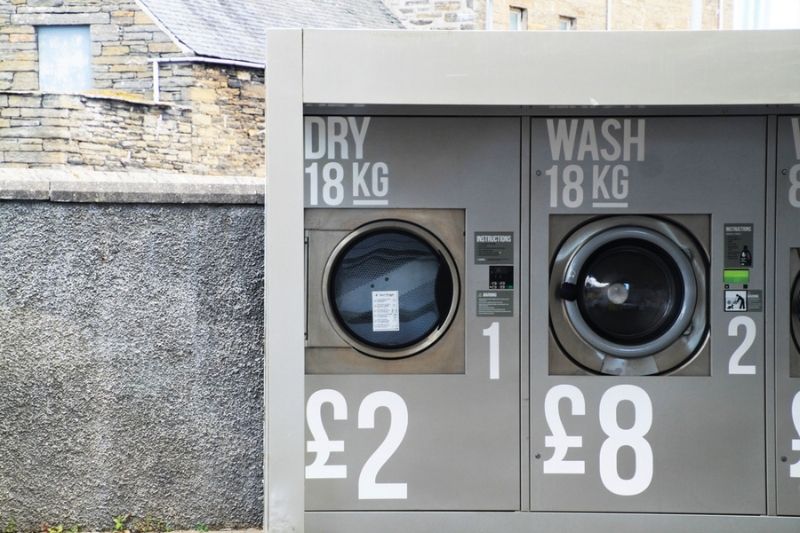Outdoor Self-Service Laundry Service
