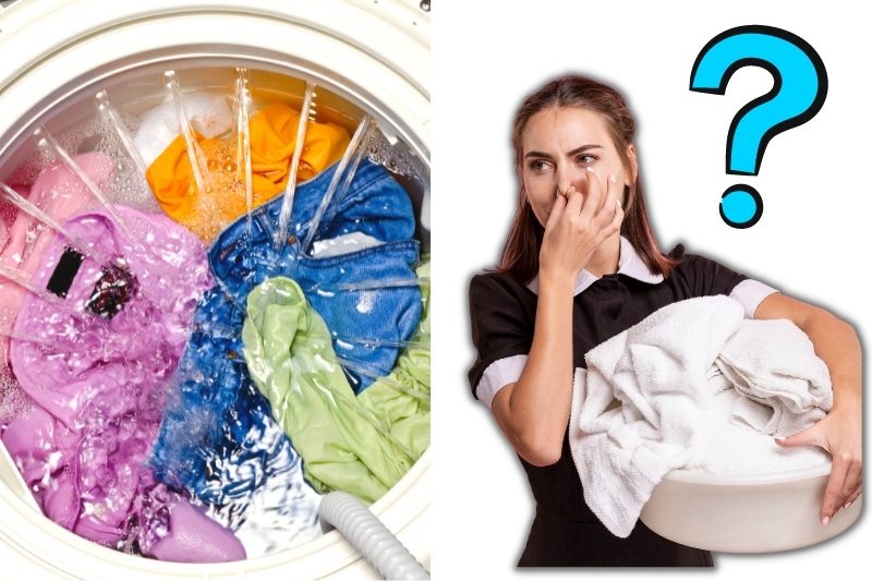 smelly laundry due to hard water