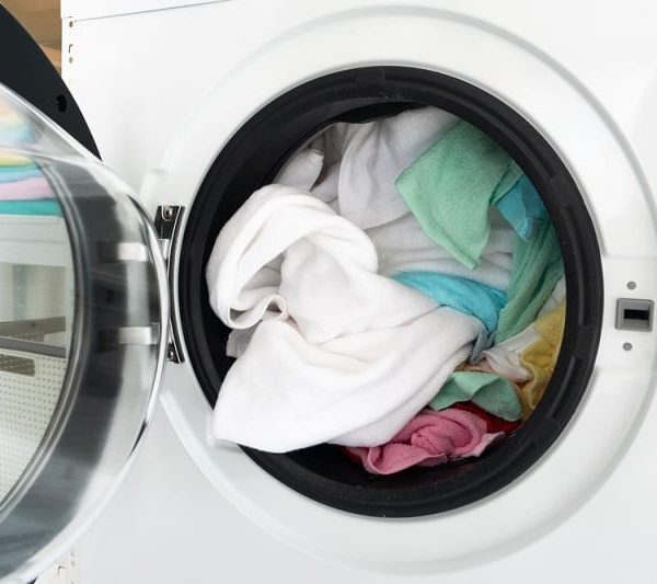 Laundry in washing machine