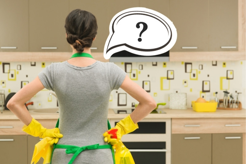 cleaning wooden worktops