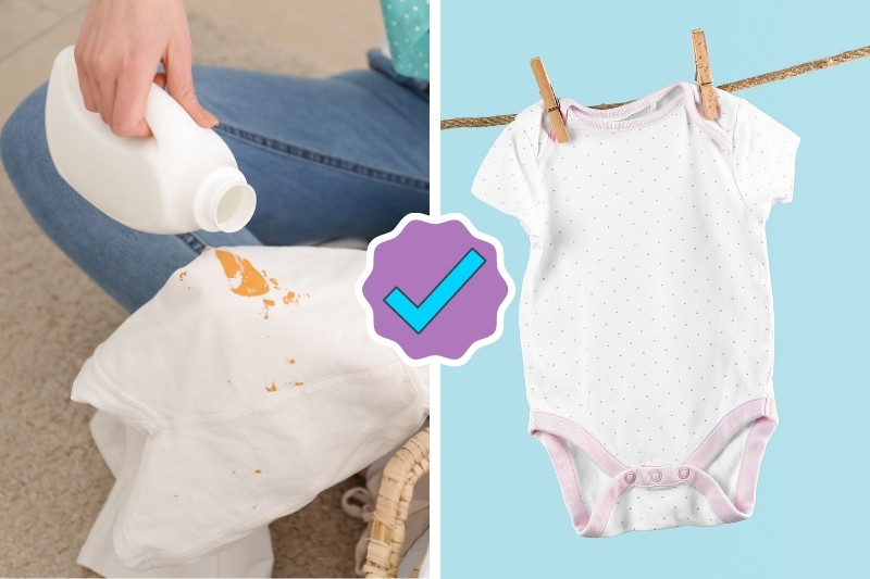 food stains on baby clothes