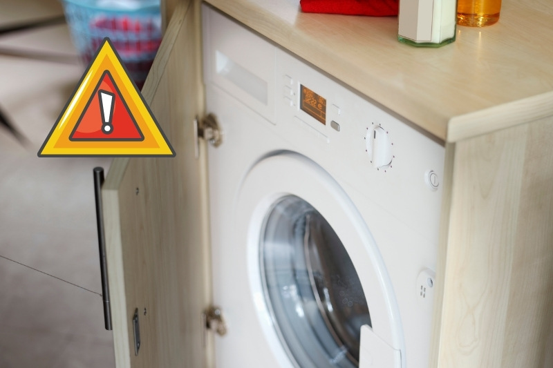 safety tips when running tumble dryer in cupboard