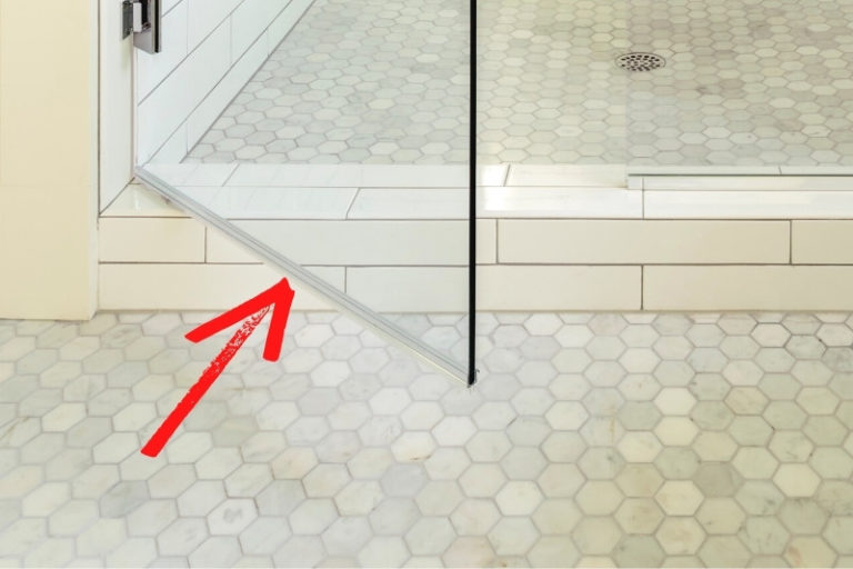 How to Clean the Plastic Strip on a Shower Door