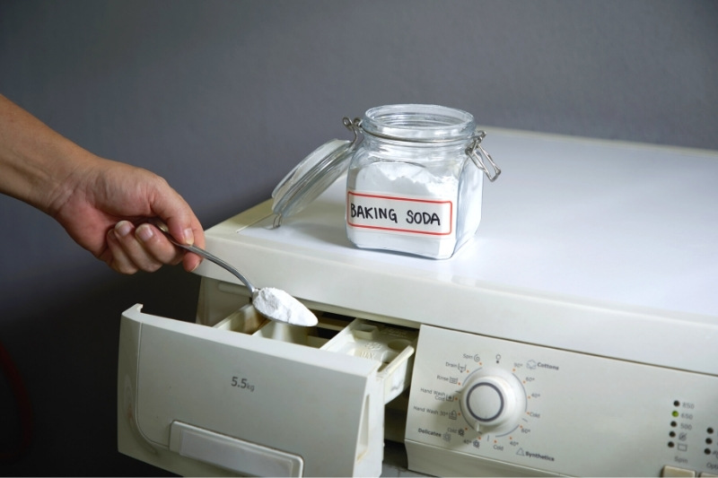 add bicarbonate of soda to clean new towels