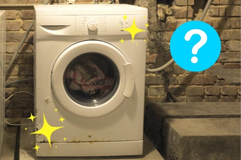 how to clean washing machine from storage