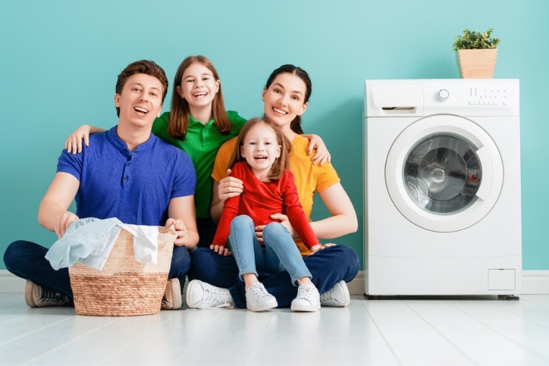 laundry schedule for family of 4