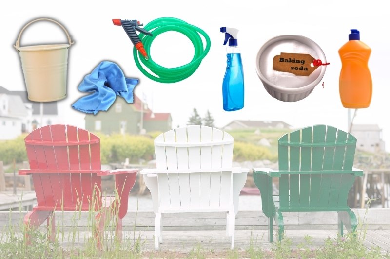 materials in cleaning patio furniture