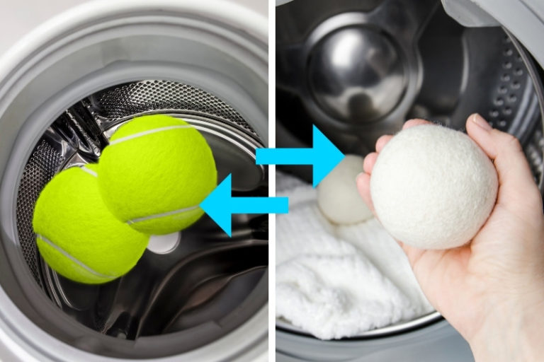 How to Fluff Pillows in the Dryer with Tennis Balls