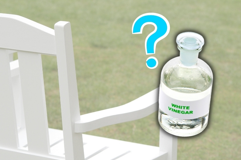 why use vinegar on patio furniture