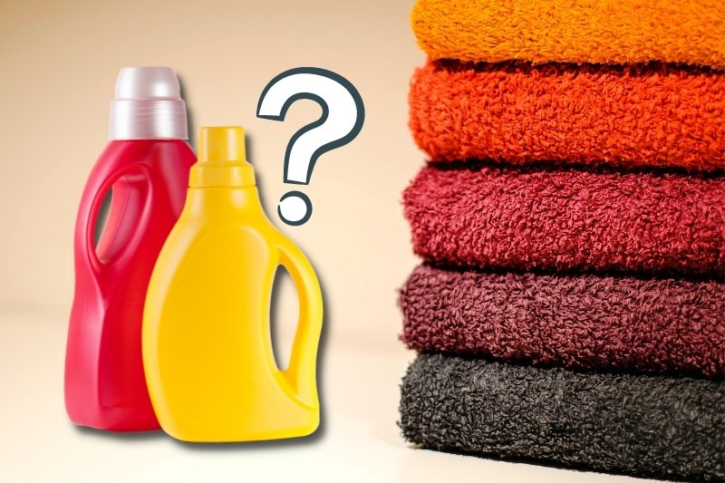 fabric softener and towels