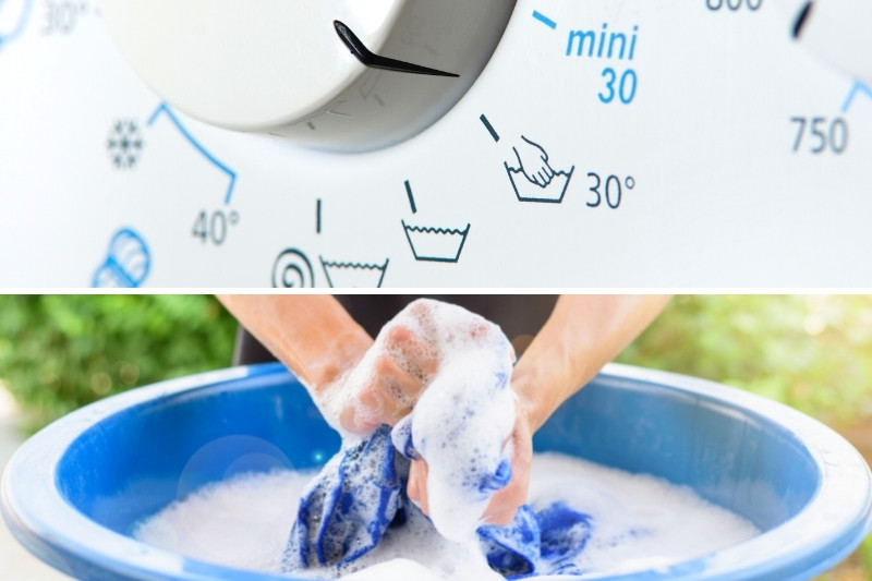 hand washing clothes