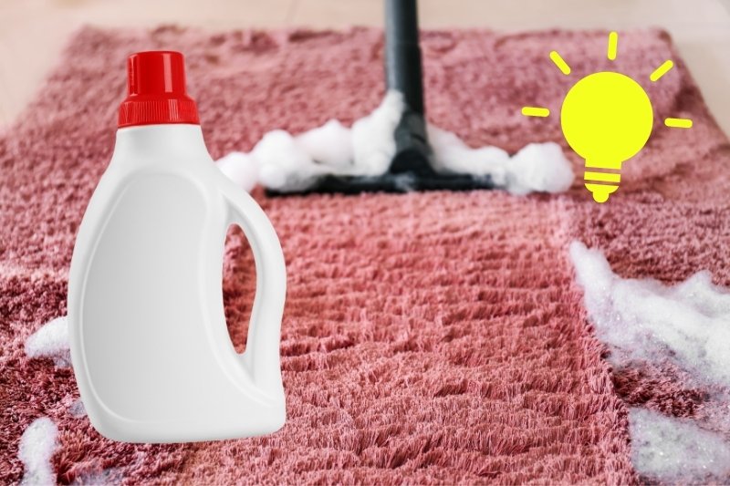 laundry detergent in carpet cleaner tips