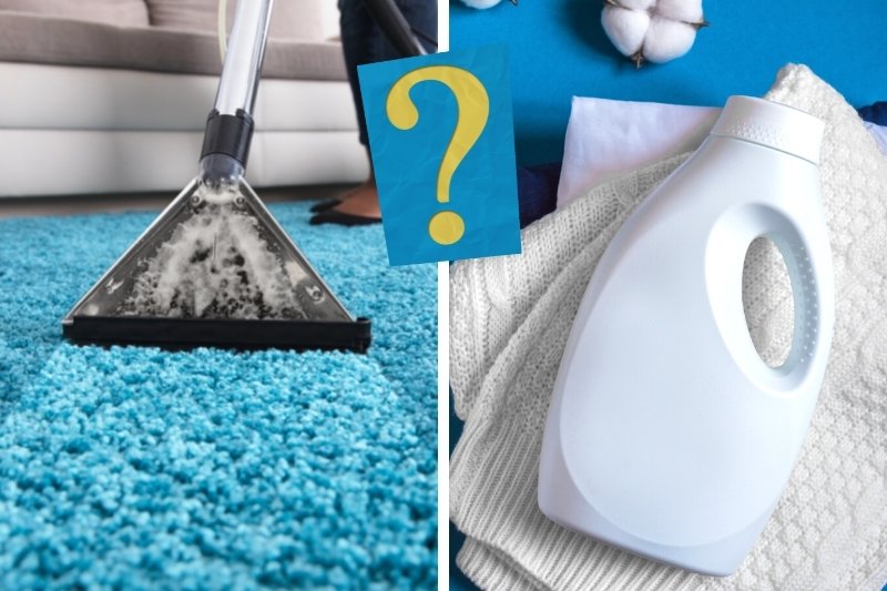 can you use laundry soap in a carpet cleaner 2