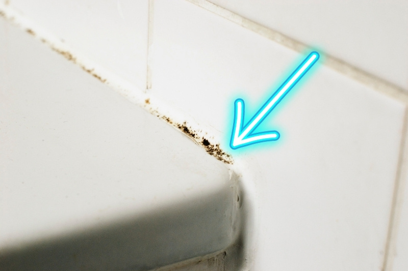 mould in bathroom