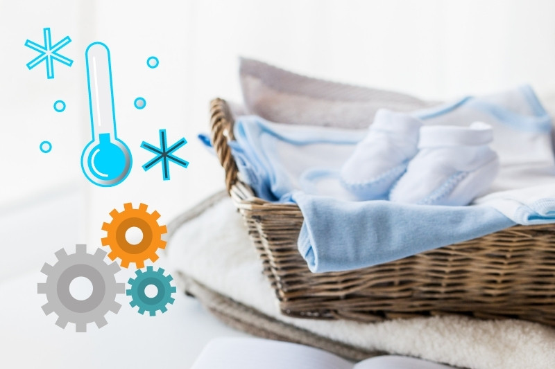 newborn clothes wash temperature