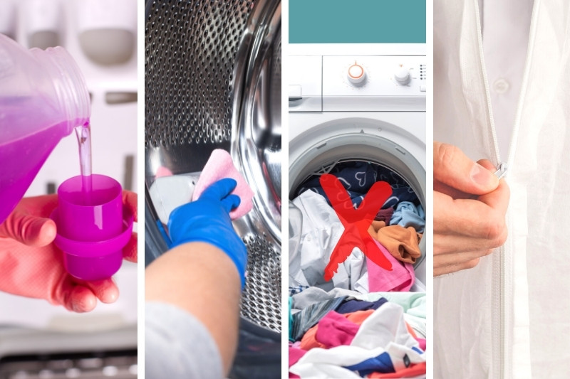 protect washing machine during laundry
