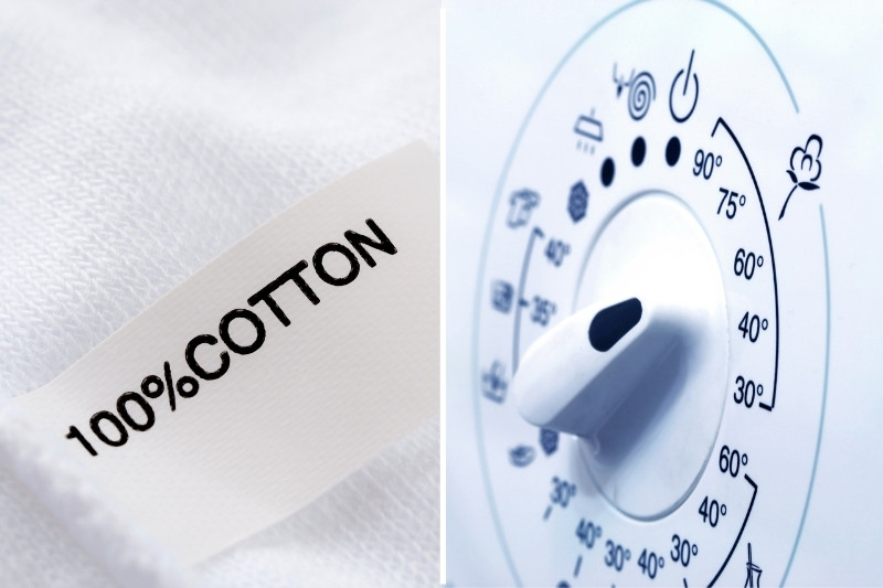 temperature to wash cotton