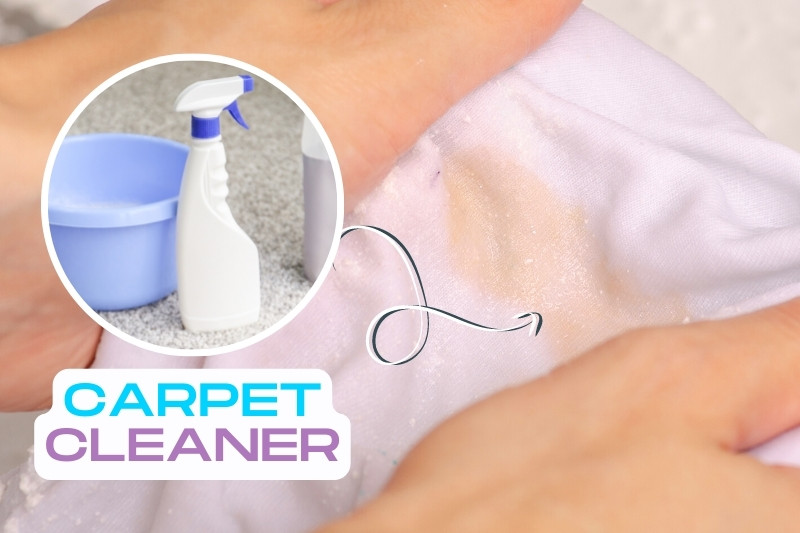 washing clothes using carpet cleaner