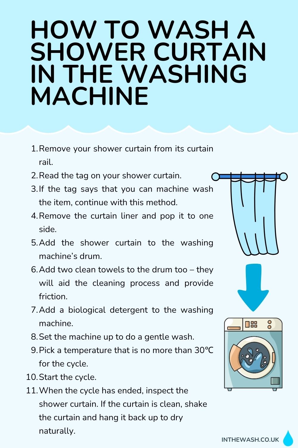 How to Wash a Shower Curtain
