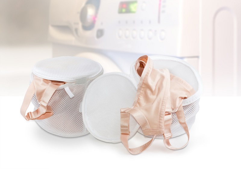Laundry bags with delicate clothes inside