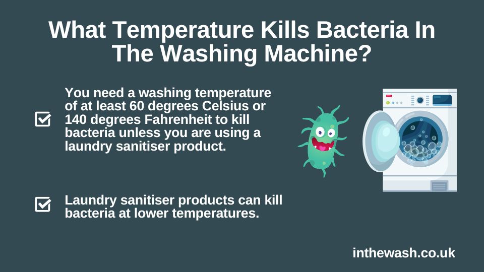 What Temperature Kills Bacteria In The Washing Machine