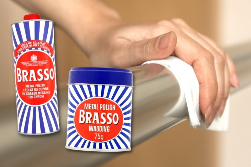 cleaning with brasso