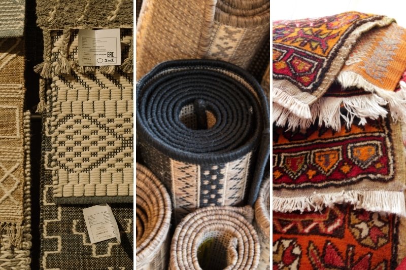 different rugs