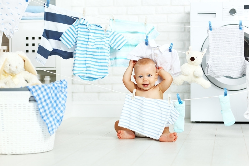 how to wash baby clothes