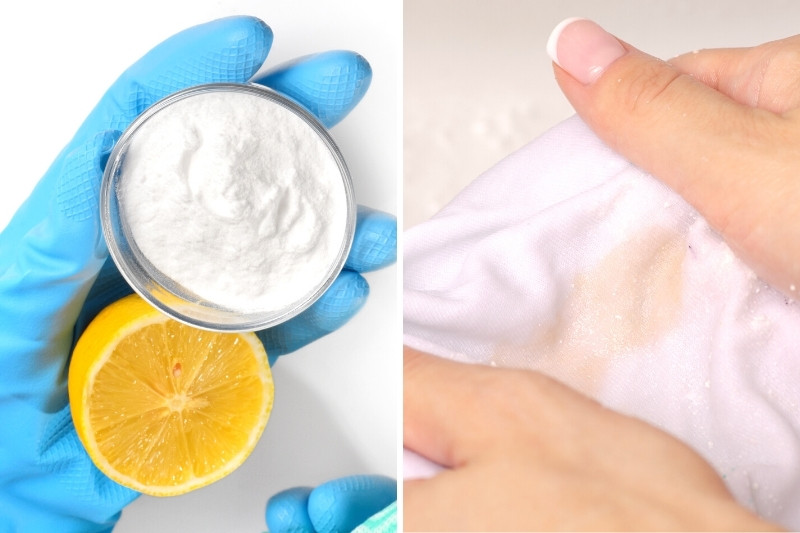 lemon juice for sauce stain