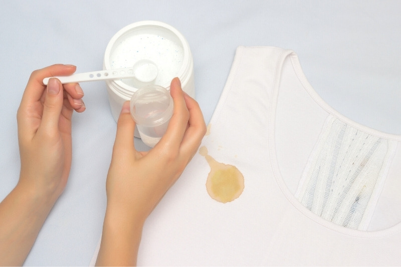 stain treatment on clothes